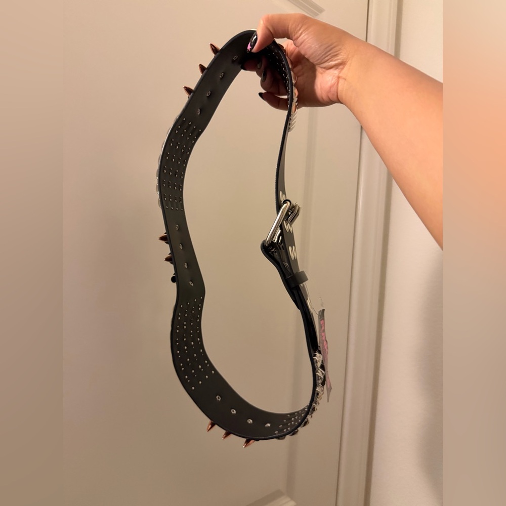 FUNK PLUS 4 Row Studded Bullet Belt RARE - Picture 4 of 5
